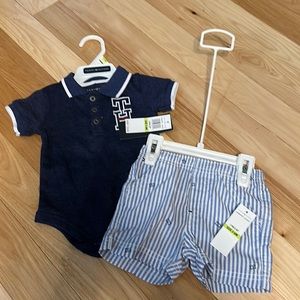 Tommy Hilfiger infant short set NWT